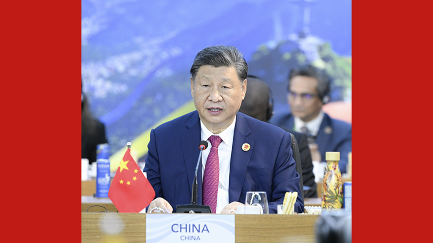 Xi Jinping appelle à bâtir un monde juste de développement commun et présente les actions de la Chine en faveur du développement mondial