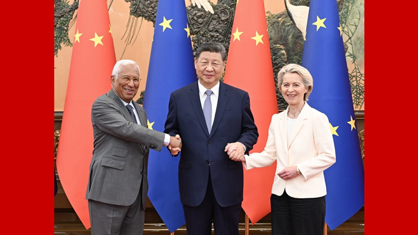 Xi Jinping : la Chine et l'UE doivent prôner l'ouverture et la coopération, et gérer correctement leurs divergences