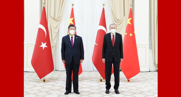 Xi Jinping rencontre le président turc Recep Tayyip Erdogan