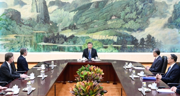 Xi Jinping rencontre Antony Blinken en mettant l'accent sur les responsabilités des grands pays pour la Chine et les Etats-Unis