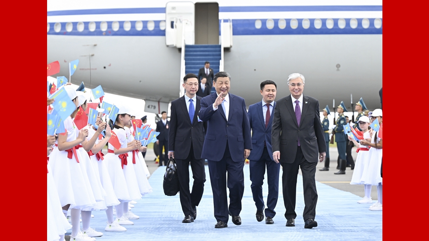 Arrivée de Xi Jinping au Kazakhstan pour une visite d'Etat et un sommet de l'OCS afin de renforcer la coopération    