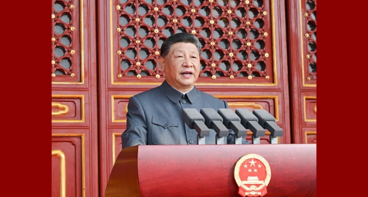 Xi Jinping s'adresse au rassemblement marquant le 80e anniversaire de la victoire contre l'agression japonaise