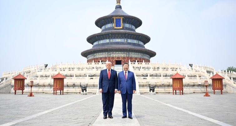 Xi Jinping et Donald Trump visitent le Temple du Ciel