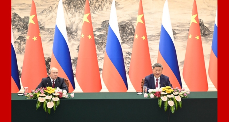 Xi Jinping et Vladimir Poutine rencontrent conjointement la presse