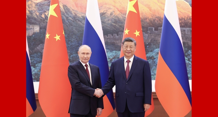 Xi Jinping s'entretient avec Vladimir Poutine à Beijing