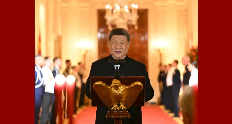Xi assiste à un dîner d'Etat organisé par Trump    